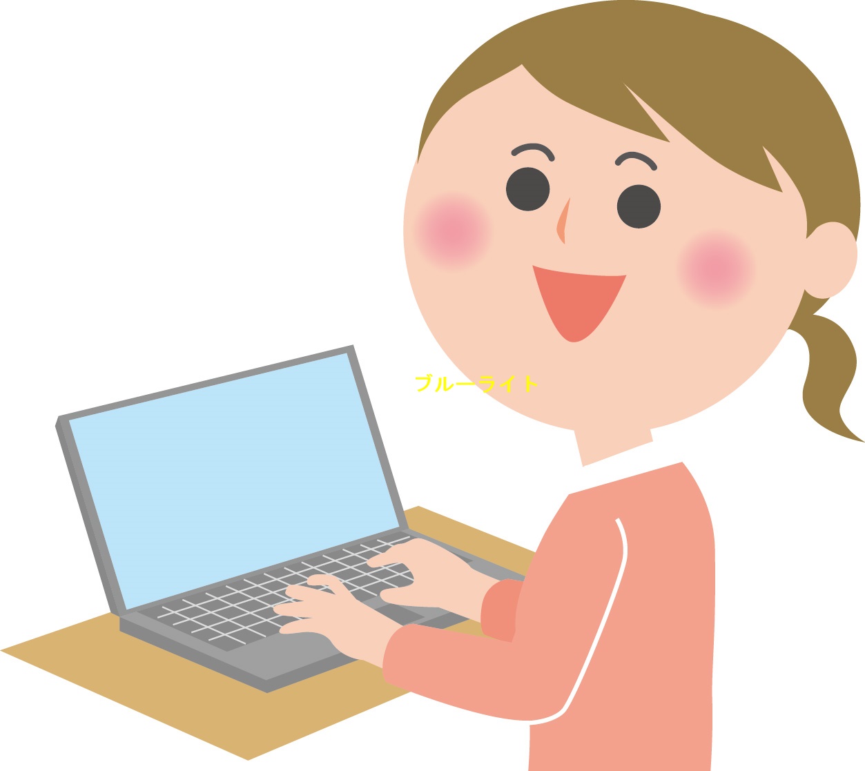 Ребенок с компьютером на прозрачном фоне